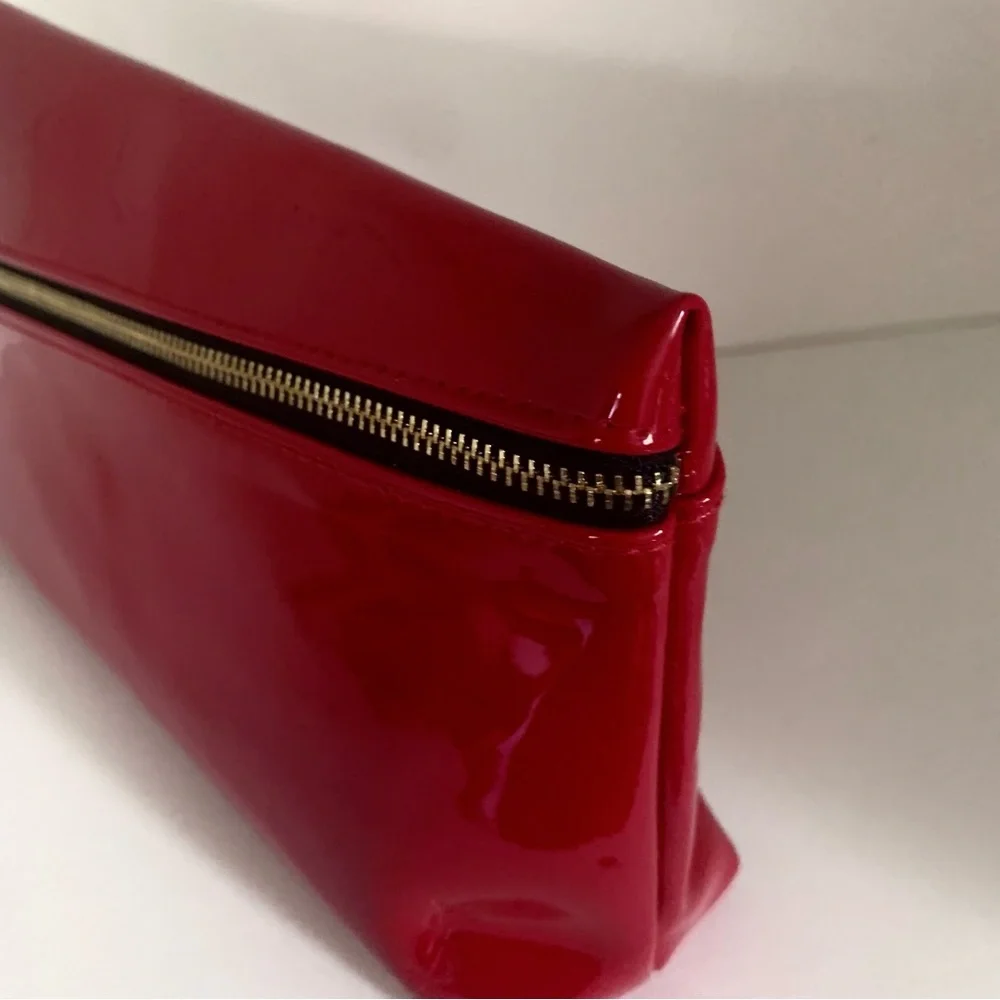 Ysl Red Patent zippy pouch
